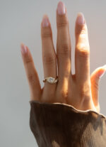 Oval Statement | Brilliant White | 14K White Gold | Classic Charm | High Jewellery