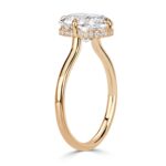 3.1 Carat Cushion Diamond Ring | Brilliant White | 14K White Gold | Quiet Power - Image 4