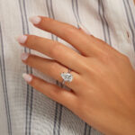 3.15 Carat Pear Statement | Brilliant White | 18K Gold | A Classic Statement - Image 2