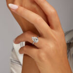 3.15 Carat Pear Statement | Brilliant White | 18K Gold | A Classic Statement - Image 3
