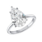 3.15 Carat Pear Statement | Brilliant White | 18K Gold | A Classic Statement - Image 6