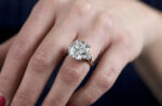 10.26 Carat Cushion Diamond Ring | Brilliant White | 18K Gold | Grand Palais Radiance - Image 3