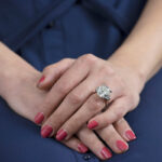 10.26 Carat Cushion Diamond Ring | Brilliant White | 18K Gold | Grand Palais Radiance