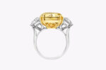 17.25 Carat Round Brilliant Diamond Ring | Fancy Yellow | 18K Gold - Image 6