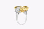 17.25 Carat Round Brilliant Diamond Ring | Fancy Yellow | 18K Gold - Image 7