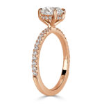 1 Carat Round Brilliant Diamond Ring | Brilliant White | 14K White Gold - Image 4