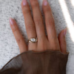 Pear Statement | Brilliant White | 14K White Gold | Classic Charm | High Jewellery