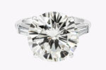 10.11 Carat Round Brilliant Diamond Ring | Brilliant White | 18K Gold | Iconic Presence - Image 2