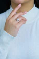 3.01 Carat Cushion Diamond Ring | Brilliant White | 18K Gold | Effortless Elegance - Image 2