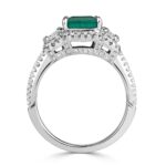 2.57 Carat Emerald Diamond Ring | 14K White Gold | A Classic Statement - Image 3