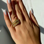 4 Carat Radiant Eternity Band | Fancy Yellow | 14K White Gold | Rare Fancy-Color Splendour - Image 3