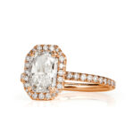 1 Carat Radiant Diamond Ring | Brilliant White | 14K White Gold | Pure Sophistication