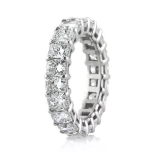 6.2 Carat Radiant Band | Brilliant White | 18K Gold | Radiant Elegance | Modern Classic