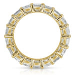 6.34 Carat Princess Band | Brilliant White | 18K White Gold | Heirloom-Worthy Glow - Image 3