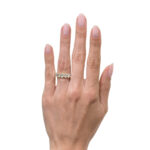 6.45 Carat Oval Band | Brilliant White | 18K White Gold | Heirloom-Worthy Glow | Heirloom - Image 4