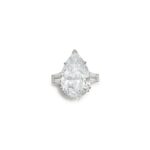 6.5 Carat Pear Statement | Brilliant White / J color | VS | 14K White Gold - Image 2