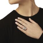 6.5 Carat Pear Statement | Brilliant White / J color | VS | 14K White Gold