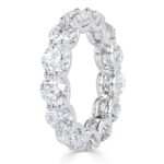 6.55 Carat Round Brilliant Band | Brilliant White | 18K Gold | Radiant Elegance - Image 2
