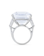 6 Carat Assher Cut Statement | Brilliant White | VVS | 14K White Gold | Purity in Perfection - Image 4