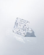 6 Carat Assher Cut Statement | Brilliant White | VVS | 14K White Gold | Purity in Perfection - Image 6