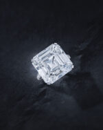 6 Carat Assher Cut Statement | Brilliant White | VVS | 14K White Gold | Purity in Perfection - Image 7