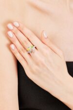 6 Carat Round Brilliant Statement | Fancy Yellow | 14K White Gold - Image 3