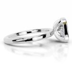 6 Carat Cushion Statement | Brilliant White / D color | VS | 14K White Gold - Image 2