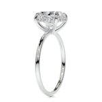 6 Carat Cushion Statement | Brilliant White | VS | 14K White Gold | Heirloom-Worthy Glow - Image 3