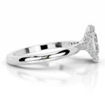 6 Carat Cushion Statement | Brilliant White | VS | 14K White Gold | Refined Grandeur - Image 2