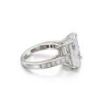 6 Carat Emerald-cut Statement / I color | SI | 14K White Gold | Refined Grandeur - Image 3
