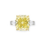 6 Carat Round Brilliant Statement | Fancy Yellow | 14K White Gold