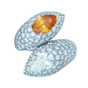 6 Carat Pear Statement | Fancy Yellow | 14K White Gold | A Crown-Worthy Fancy Rarity