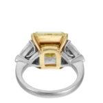 6 Carat Cushion Statement | Fancy Yellow | 14K White Gold | A Crown-Worthy Fancy Rarity - Image 3