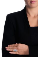 6 Carat Marquise Statement | Brilliant White | VS | 14K White Gold - Image 4