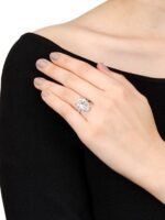 6 Carat Oval Statement | Brilliant White / D color | VVS | 14K White Gold - Image 4