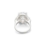6 Carat Oval Statement | Brilliant White | VS | 14K White Gold | Radiant Elegance - Image 2