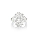 6 Carat Oval Statement | Brilliant White | VS | 14K White Gold | Radiant Elegance