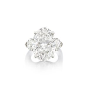 6 Carat Oval Statement | Brilliant White | VS | 14K White Gold | Radiant Elegance