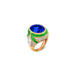 6 Carat Oval Statement | Royal Blue Sapphire | 14K White Gold | Radiant Elegance