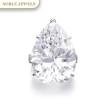 6 Carat Pear Statement | Brilliant White | VS2 | 14K White Gold | Timeless Brilliance
