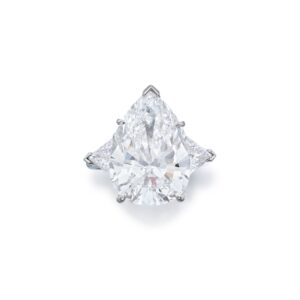 6 Carat Pear Statement | Brilliant White / J color | SI | 14K White Gold | Radiant Elegance