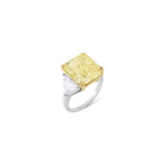 6 Carat Radiant Statement | Fancy Yellow | 14K White Gold | Sunlit Royal Radiance - Image 3