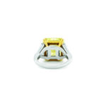 6 Carat Radiant Statement | Fancy Yellow | 14K White Gold | Sunlit Royal Radiance - Image 6