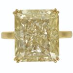 6 Carat Radiant Statement | Fancy Yellow | 14K White Gold | Colour-Collector’s Treasure