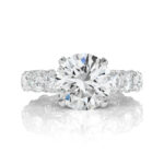 6 Carat Round Brilliant Statement | Brilliant White / J color | VS | 14K White Gold - Image 2