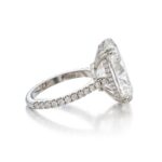 6 Carat Oval Statement | Brilliant White | VS | 14K White Gold | Refined Grandeur - Image 3