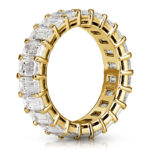 6 Carat Emerald Band | 18K White Gold | Heirloom-Worthy Glow | Heirloom - Image 3