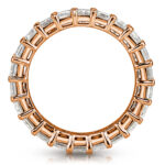 6 Carat Emerald Band | 18K Rose Gold | Signature Sophistication - Image 3