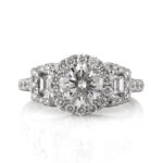 1.2 Carat Round Brilliant Diamond Ring | Brilliant White | 14K White Gold | Classic Charm