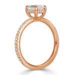 1.3 Carat Emerald Diamond Ring | 14K White Gold | Pure Sophistication - Image 3